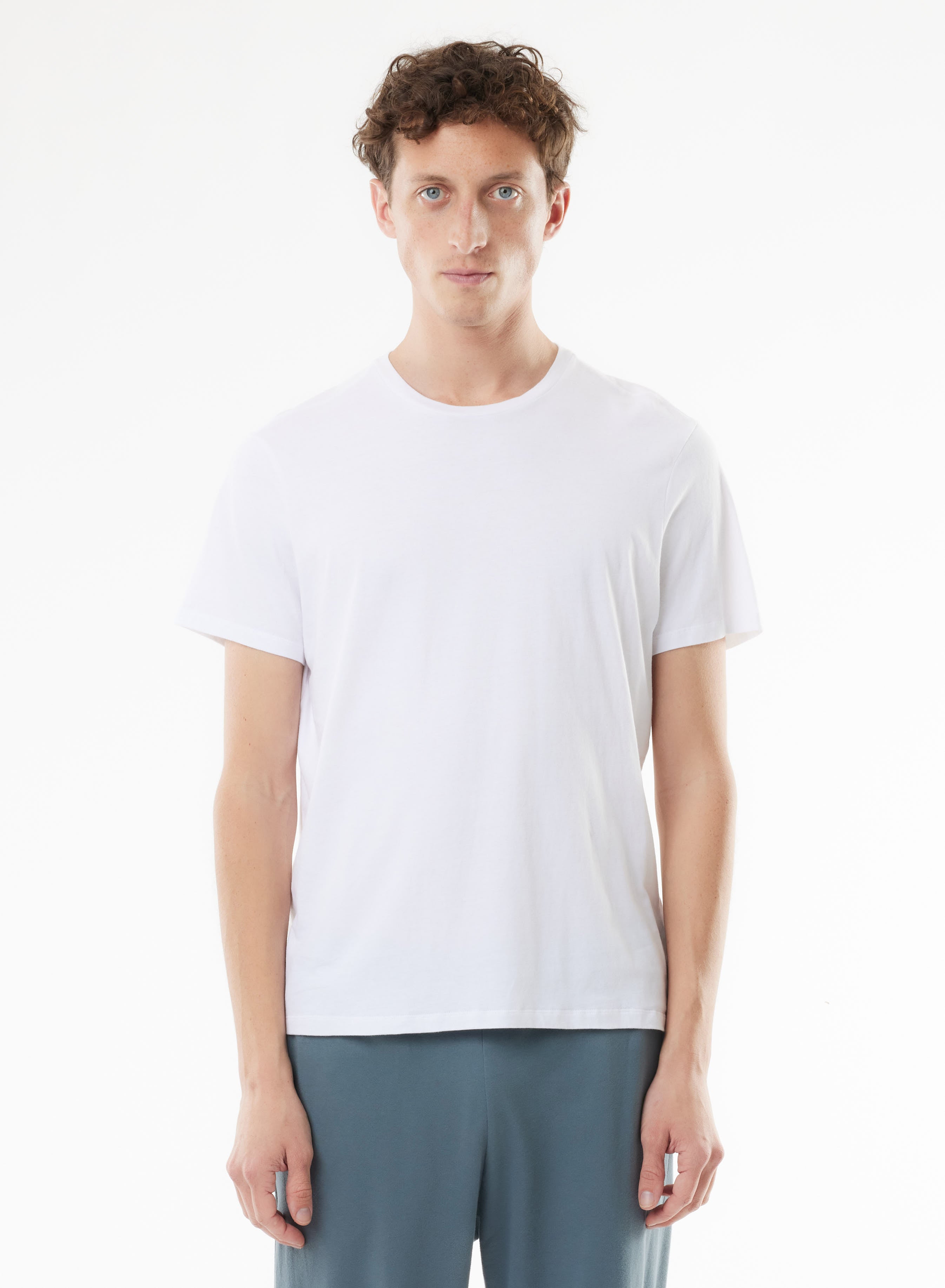 T-shirt Homme AllSaints Gris - Col Rond Manches Courtes - Taille L - Imprimé Graphique