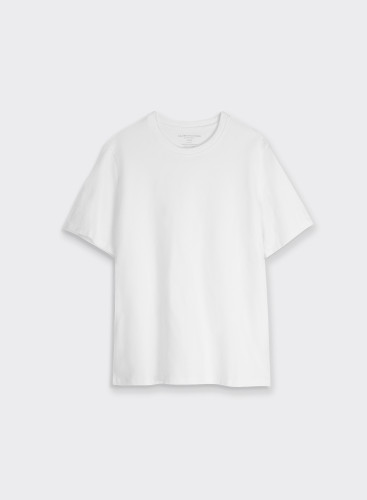 T-Shirt mit rundem Halsausschnitt und kurzen Ärmeln aus organischer Baumwolle
