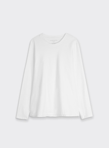 Organic Cotton Long Sleeve Round Neck T-Shirt
