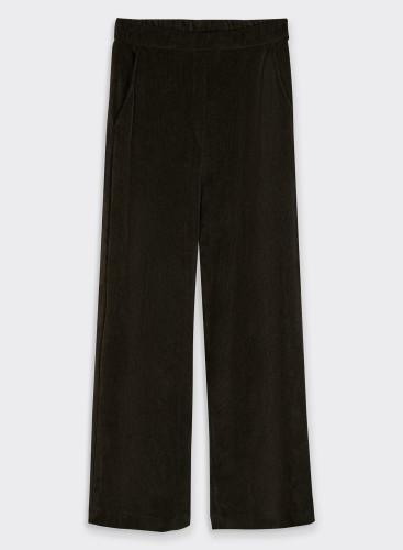 Cotton / Modal Corduroy Straight Pants