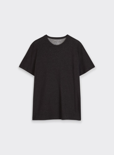 Cotton / Cashmere double-sided Short Sleeve T-shirt