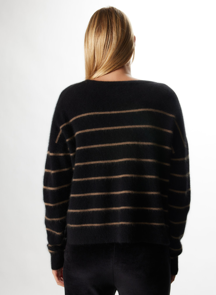 Pull Col Rond Manches Longues en Raccoon