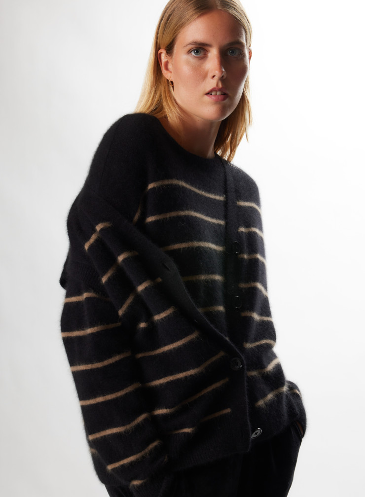 Pull Col Rond Manches Longues en Raccoon