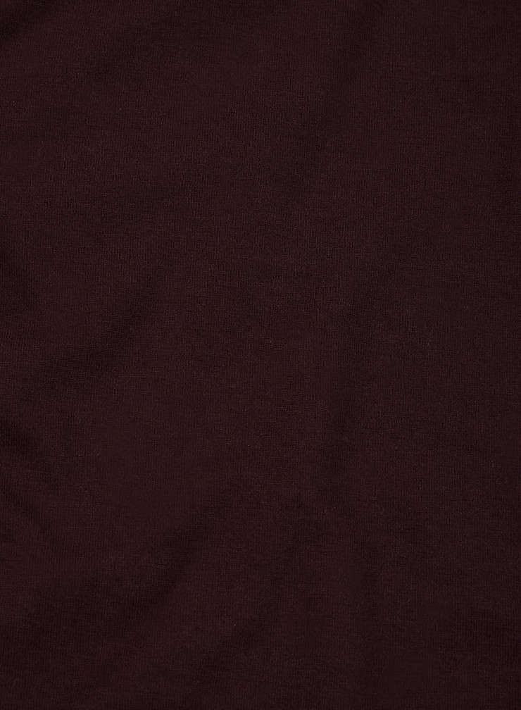 Camiseta cuello redondo de manga corta de Viscosa/Elastano