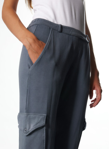 Viscose / Elastane Cargo Fleece Pants