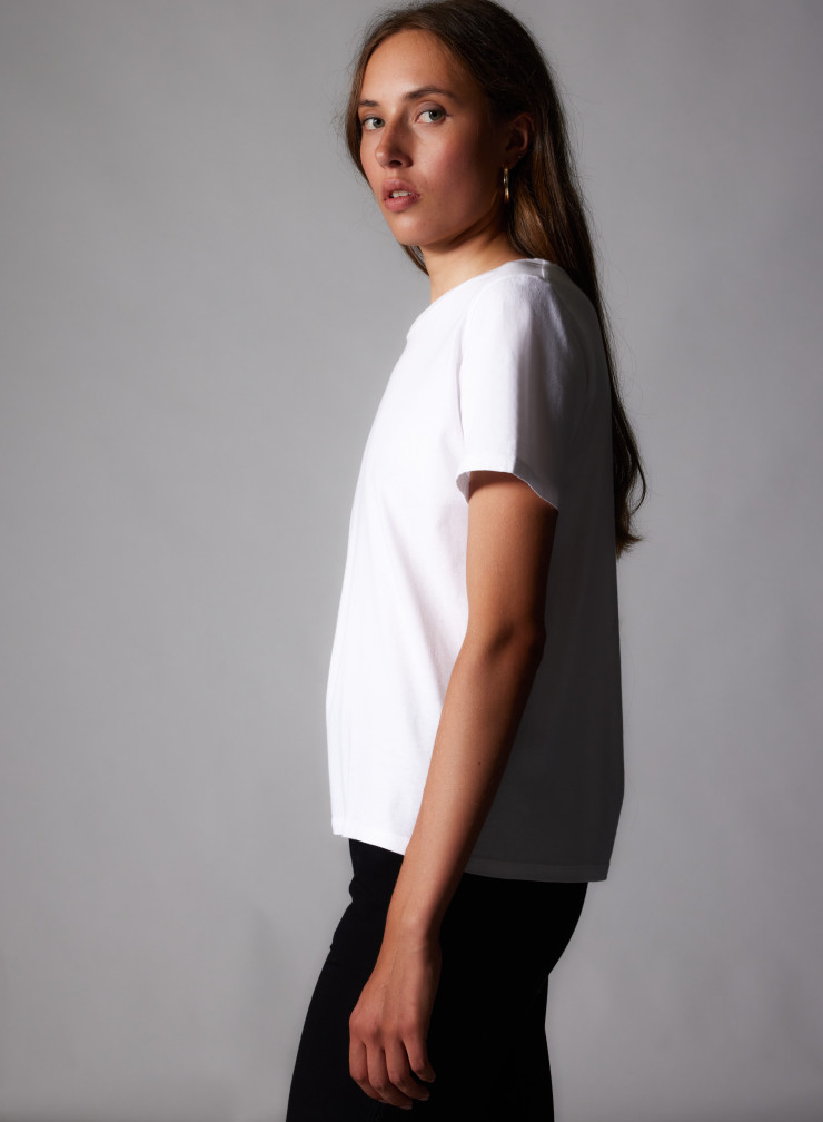 T-shirt col rond Silk Touch