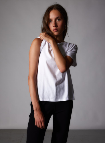 Polly T-Shirt Rundhalsausschnitt kurze Ärmel aus Silk Touch Baumwolle
