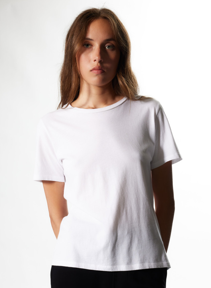 T-shirt col rond Silk Touch
