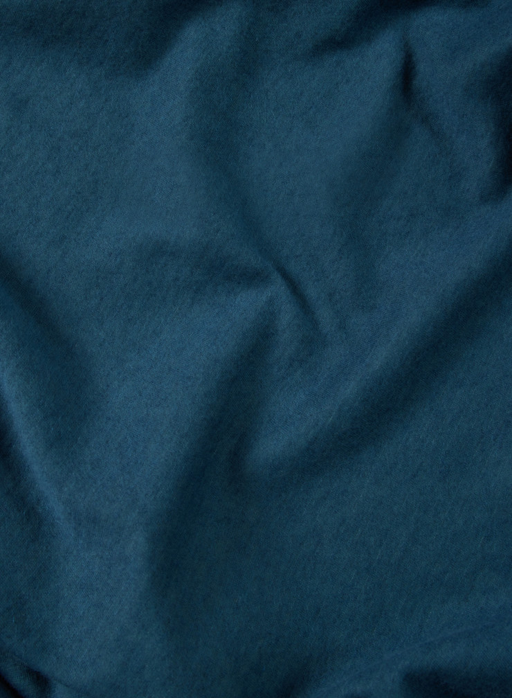 Doppelseitiges Hemd aus Baumwolle / Kaschmir