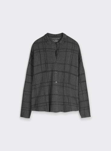 Cotton / Cashmere Plaid Shirt