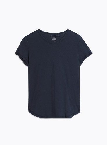 T-Shirt mit Rundhalsausschnitt und kurzen Ärmeln aus Bio-Baumwolle