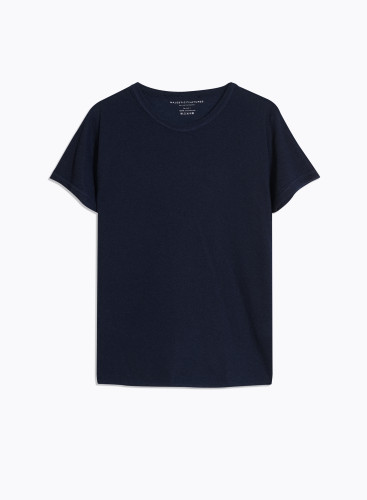 Round Neck Short Sleeve T-shirt Cashmere