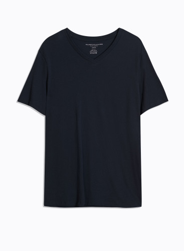 T-shirt Paul col V manches courtes en Coton