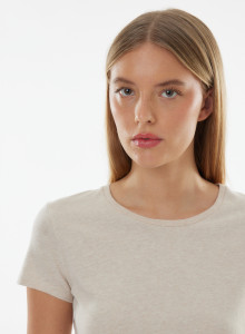 Camiseta Jamie cuello redondo de Algodón orgánico