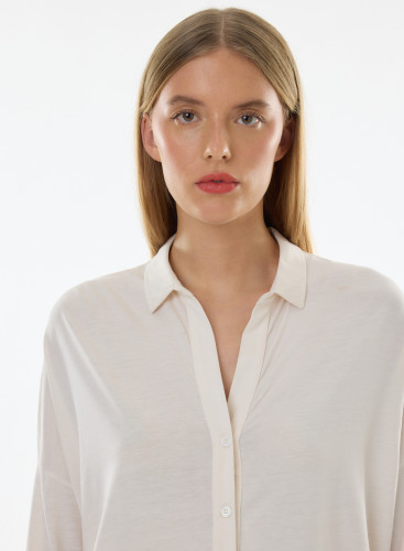 3/4 sleeves shirt in Lyocell / Organic Cotton