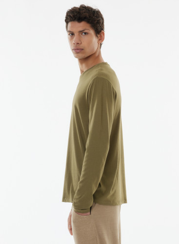 Camiseta James manga larga de Algodón orgánico