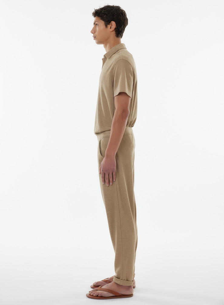 Pantalon   en Lin / Coton organique