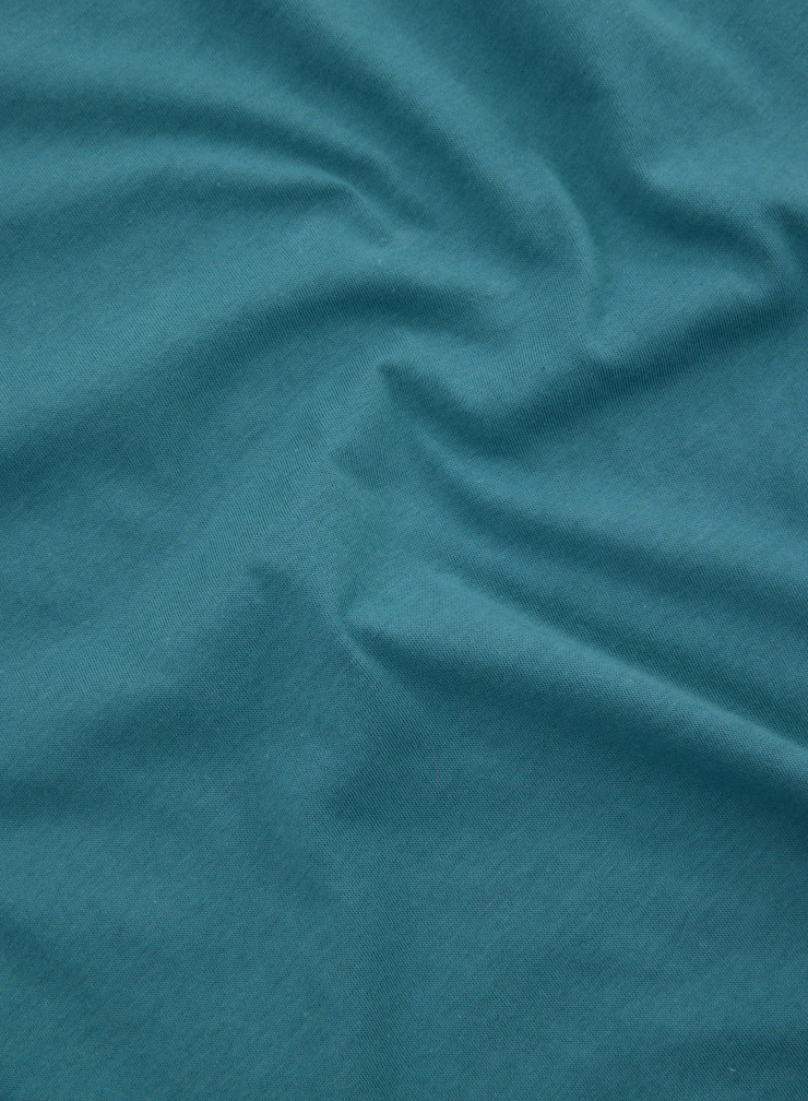 T-Shirt mit V-Ausschnitt und kurzen Ärmeln aus organischer Baumwolle