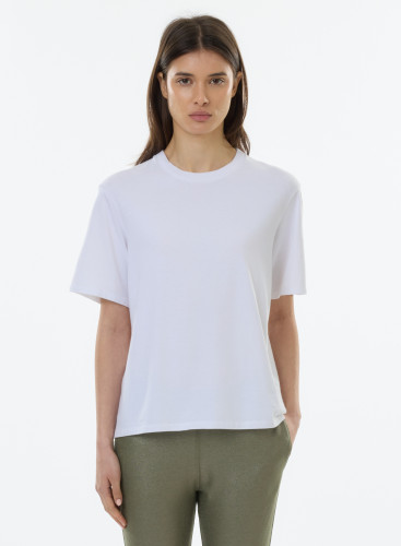 Round neck short sleeves t-shirt in Organic Cotton