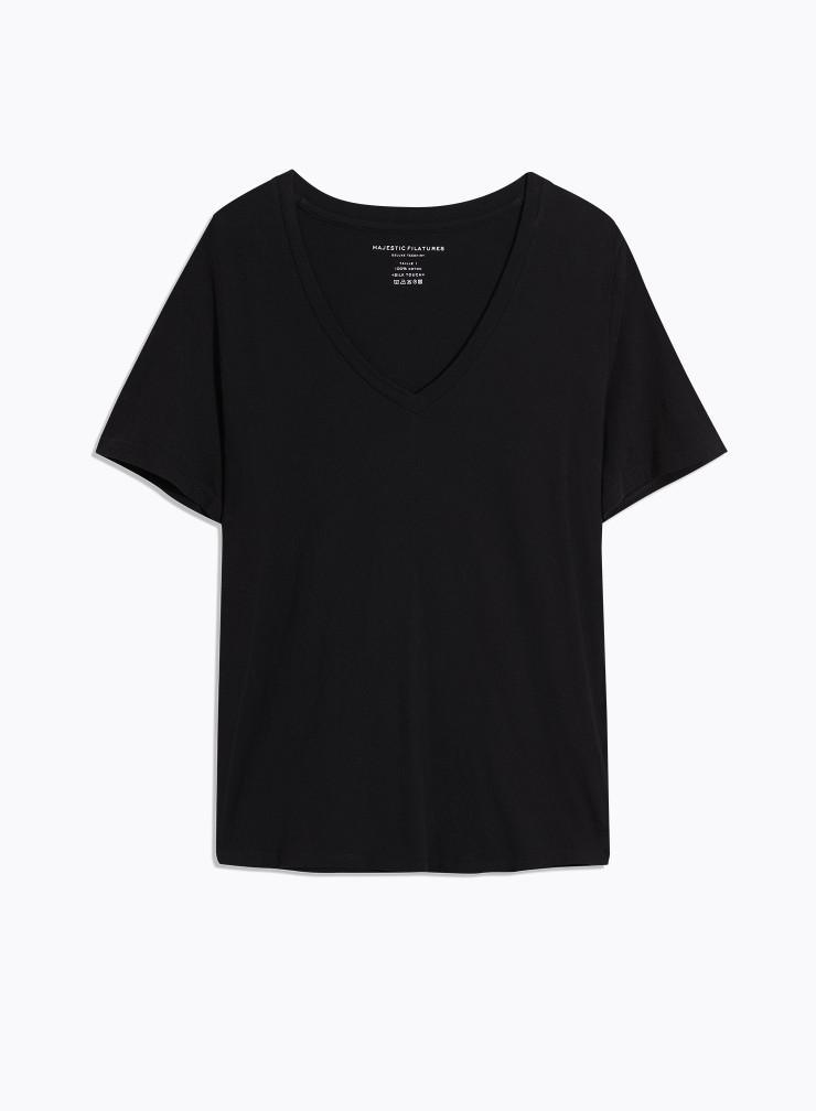 Patty V-neck Silk Touch T-shirt