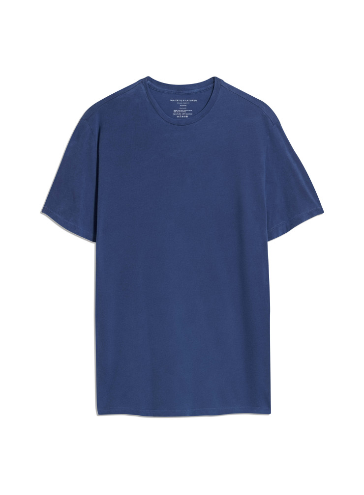 Harold round neck t-shirt in Organic Cotton / Elastane