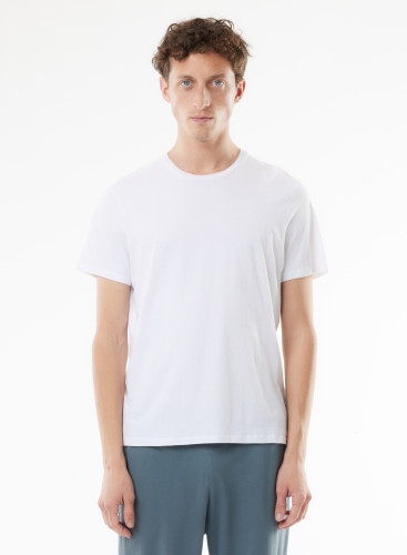 Julien T-Shirt Rundhalsausschnitt kurzen Ärmeln aus Deluxe-Baumwolle