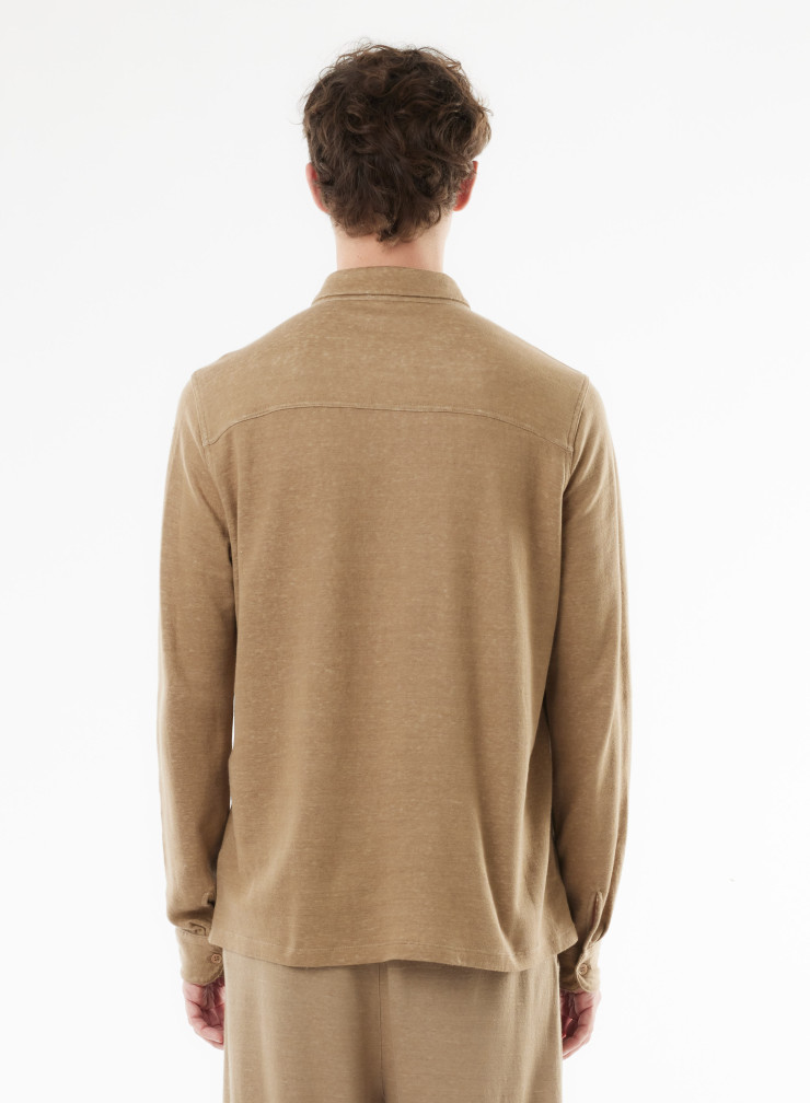 Long sleeves shirt in Linen / Organic Cotton