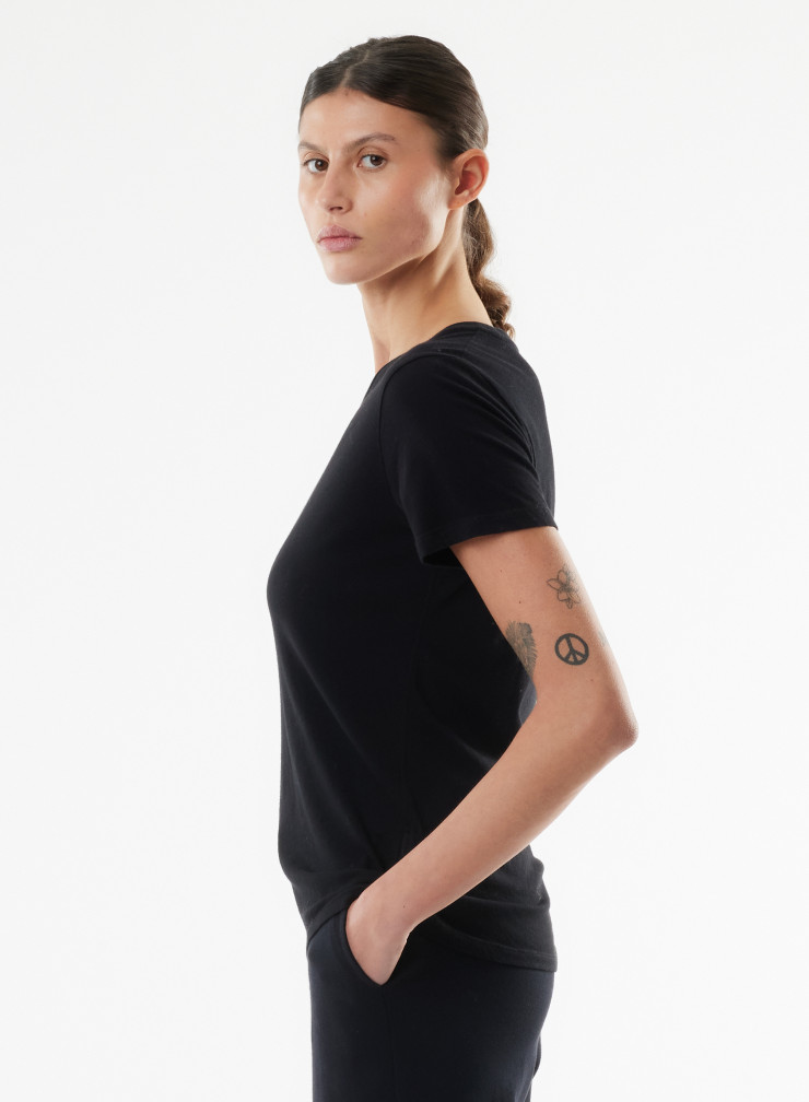 T-shirt col rond Silk Touch Polly