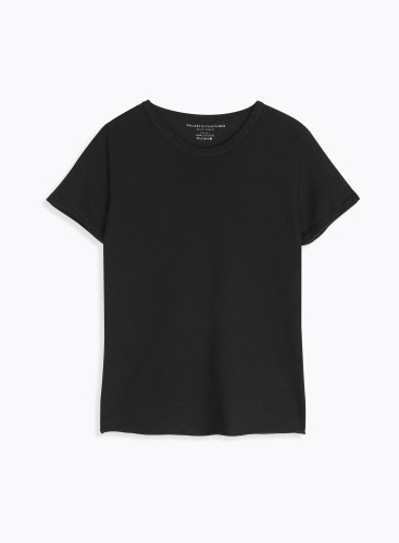 Cashmere Short Sleeve Round Neck T-Shirt
