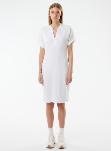 Tunisian short sleeves dress in Linen / Organic Cotton