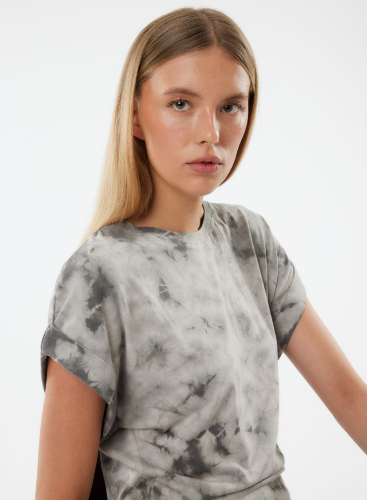 T-shirt dress in Organic Cotton / Elastane