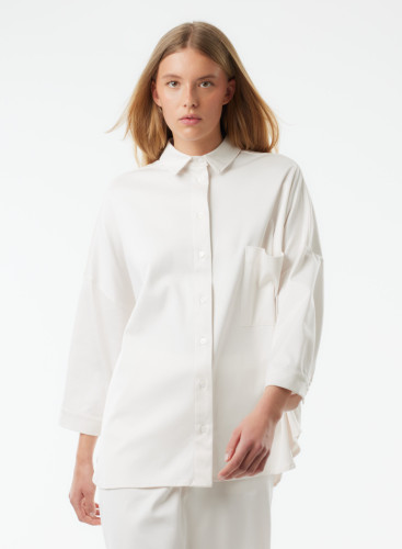 3/4 sleeves shirt in Organic Cotton