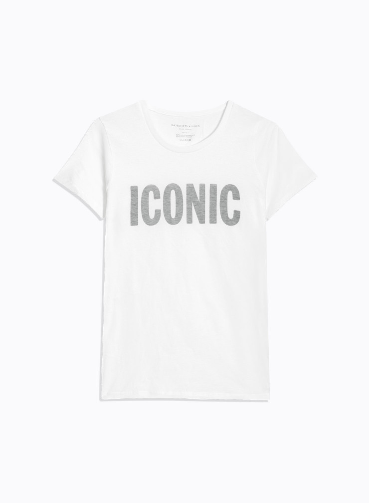 Round neck t-shirt in Organic Cotton / Recycled Cotton