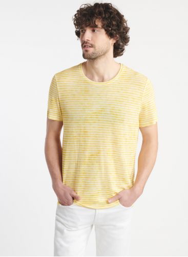 Homme - T-shirt col rond rayures