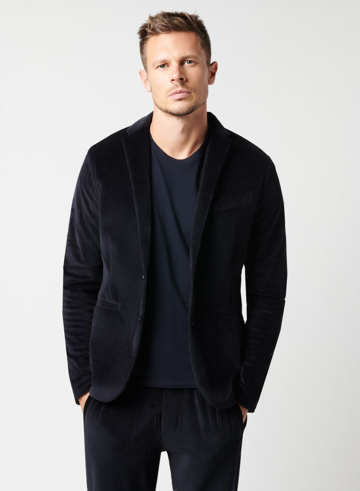 2-button jacket with pockets
