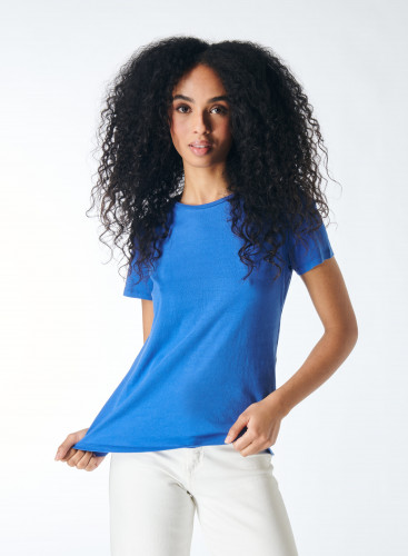 POLLY, round neck short sleeves