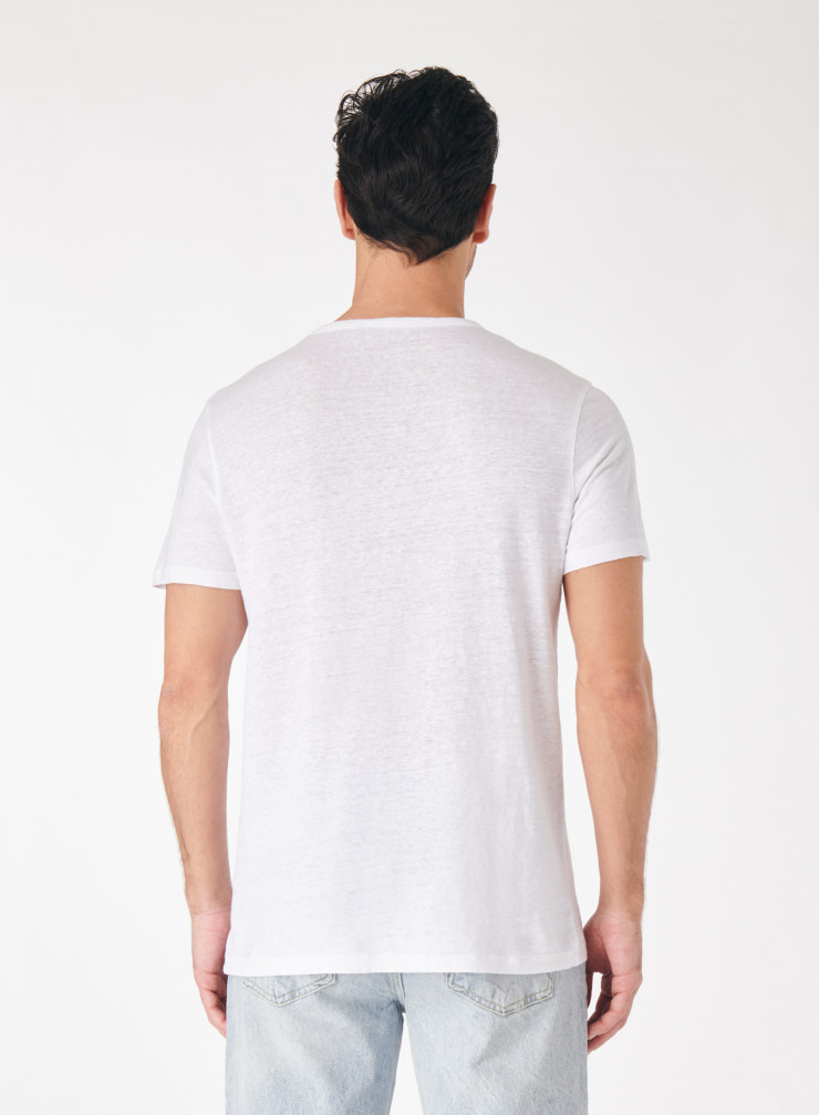 Man - Hand dyed round-neck T-shirt