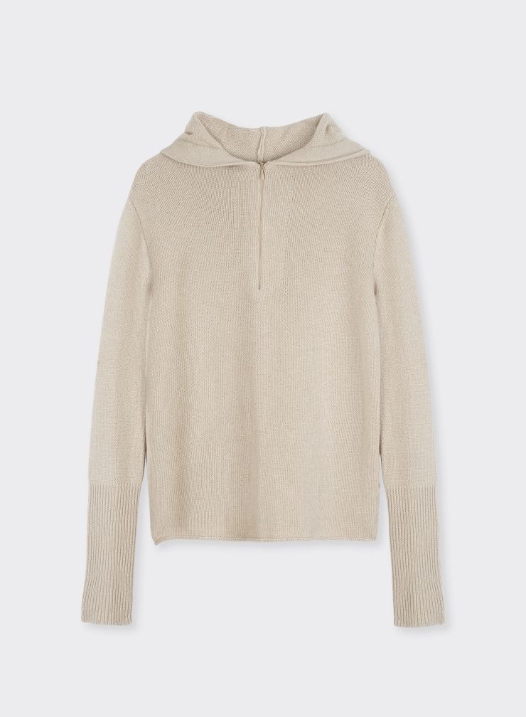 Wool / Cashmere hooded sweater