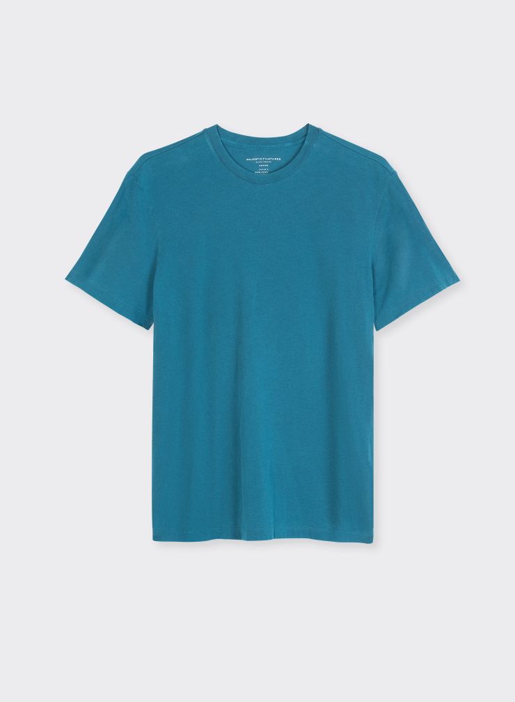 T-shirt Harold col rond en Coton / Elasthanne