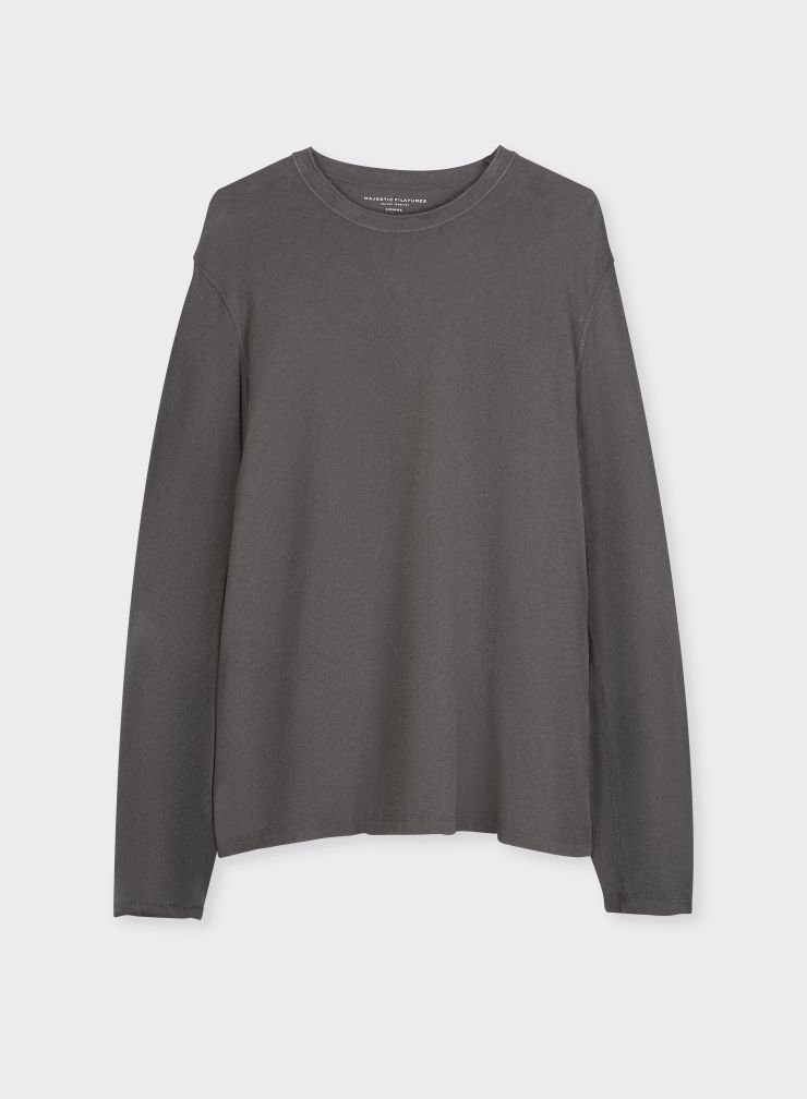Cotton / Cashmere long sleeve t-shirt