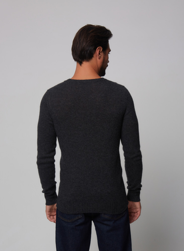 Cashmere Long sleeve round neck sweater