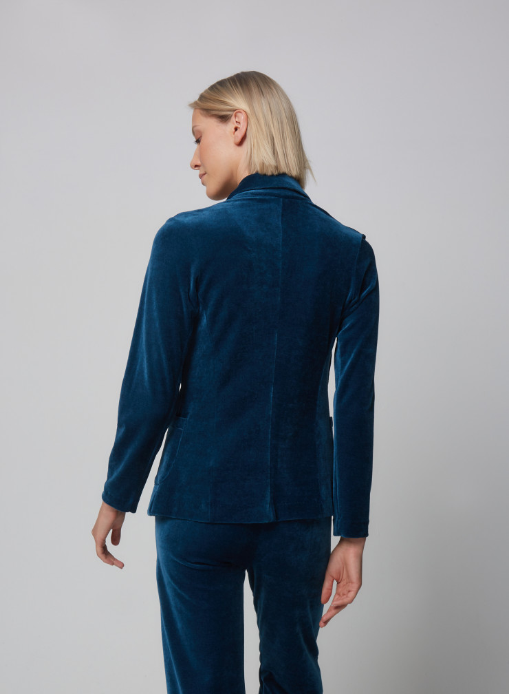 Cotton / Modal 1 button jacket