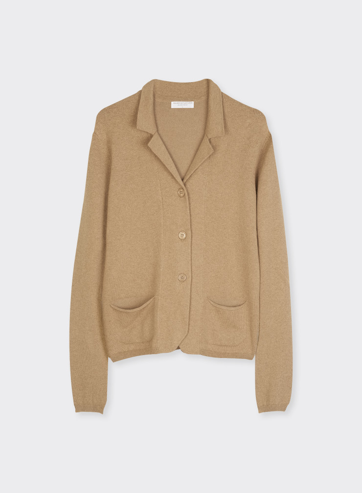 Organic cotton / Cashmere 3-button jacket