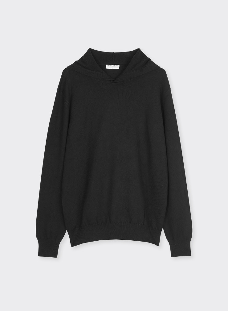 Organic Cotton / Cashmere hooded sweater