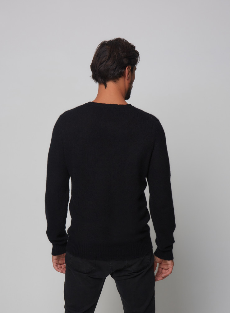 Cashmere Long sleeve round neck sweater