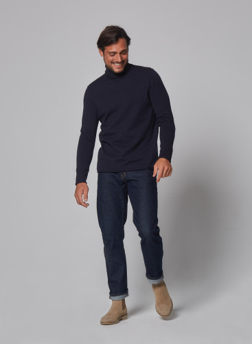 Organic Cotton / Cashmere turtleneck sweater