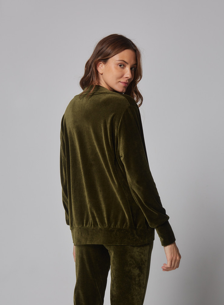 Cotton / Modal long sleeve sweatshirt
