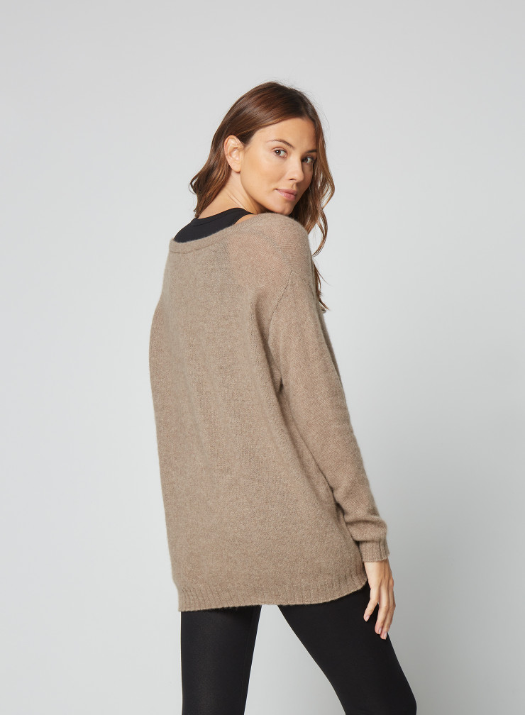 Cashmere V-neck sweater