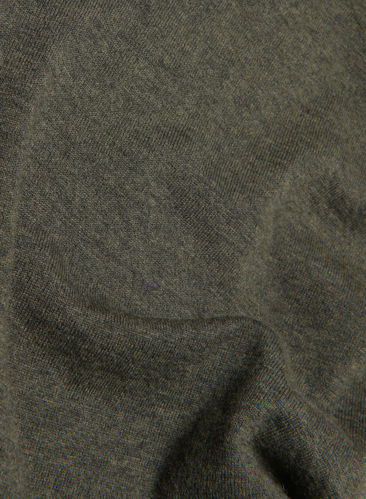Pullover mit Rundhalsausschnitt und kurzen Ärmeln aus Kaschmir