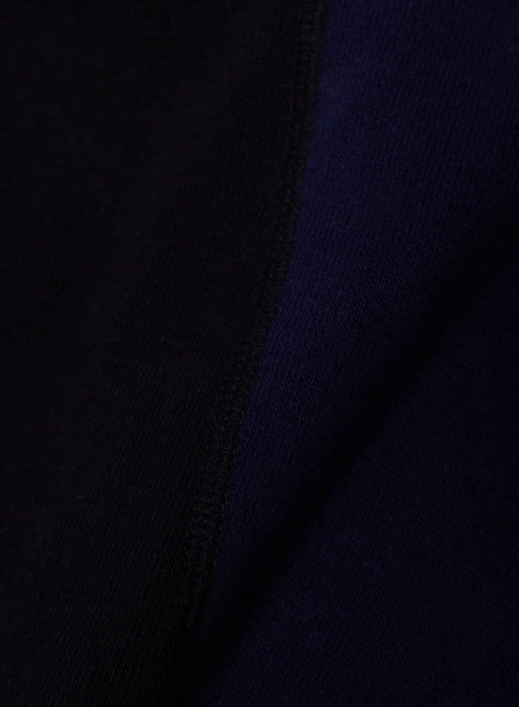 Long Sleeve Hooded Collar Vest in Organic cotton / Elastane